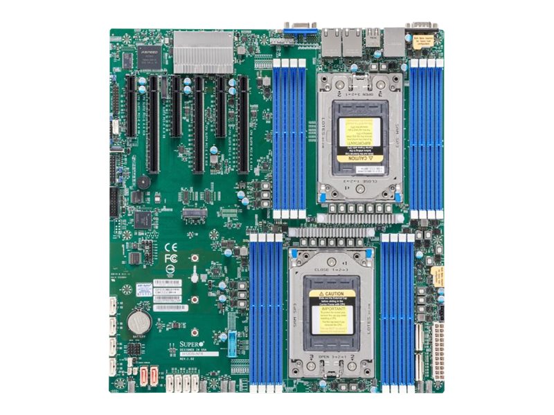 Super Micro Supermicro Motherboard H12DSi-NT6 Mainboard E-ATX (MBD-H12DSI-NT6-B) thumbnail