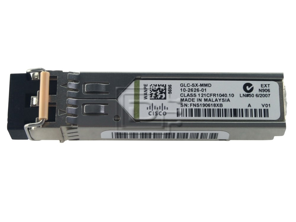 Cisco SFP Transceiver Modul Compatibel 1000BASE-SX SFP 850nm 550m LCmmF (GLC-SX-MMD COM) thumbnail