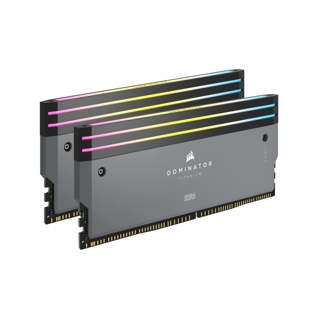 Corsair DOMINATOR Titanium Light Enhancement Kit, RGB LED, Grey Heatsink Functional LEDs, no DRAM ICs (CMPLEKIT2G) thumbnail