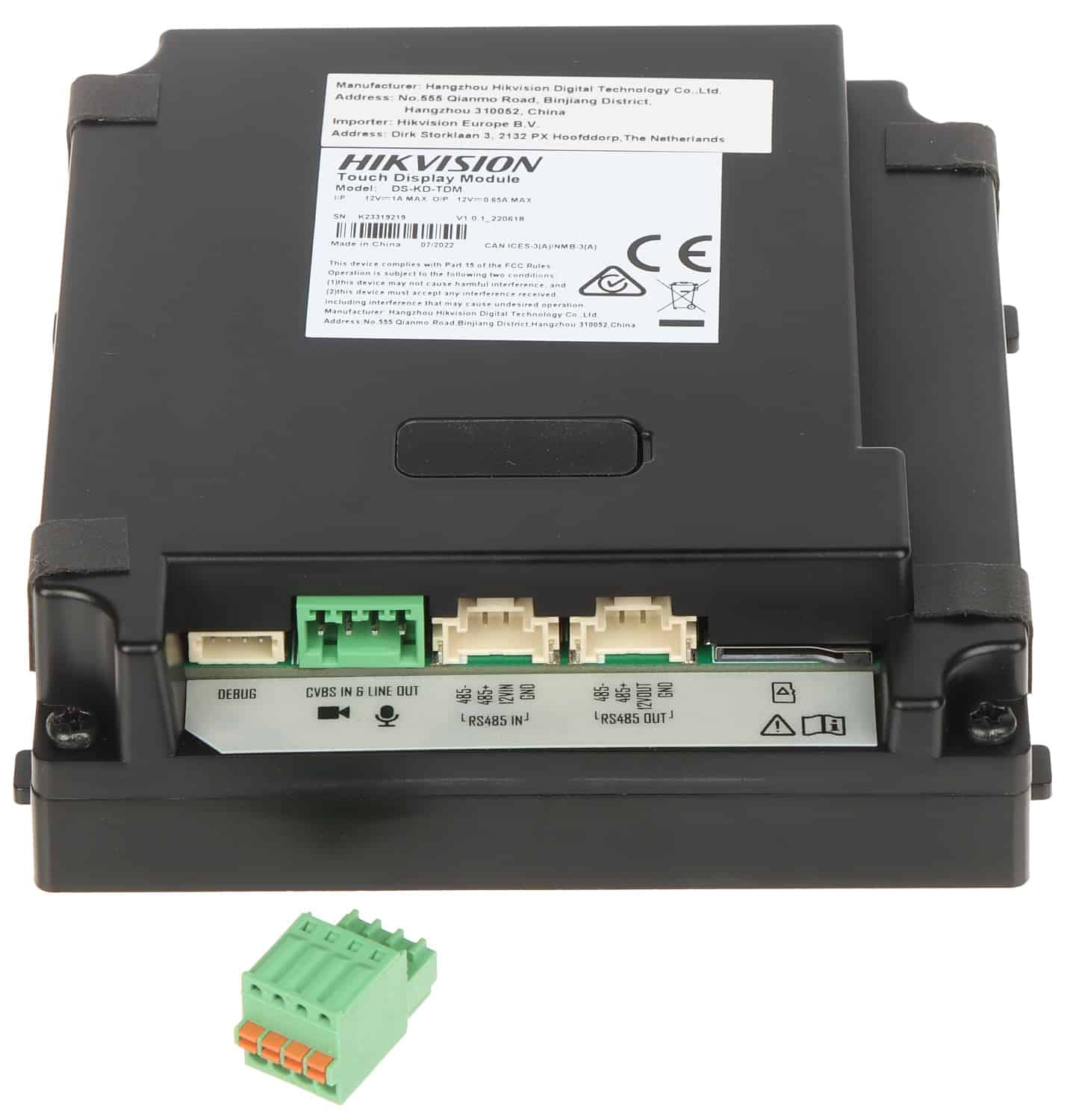 HIKVISION DS-KD-TDM Touch Display Module mit Mifare (DS-KD-TDM) (DS-KD-TDM) thumbnail