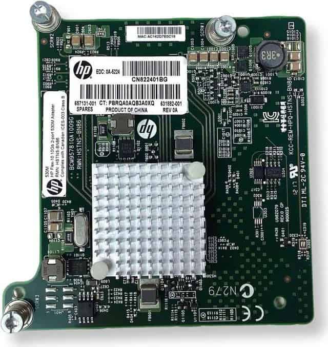 HPE NIC 530M FLEX-10 10G 2-PORT (631884-B21) thumbnail