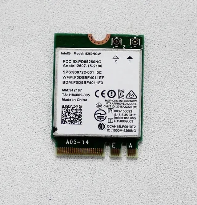 HPI 7260NGW INTEL DUAL BAND WL AC7260 802 DUAL BAND Adapter (806722-001) thumbnail
