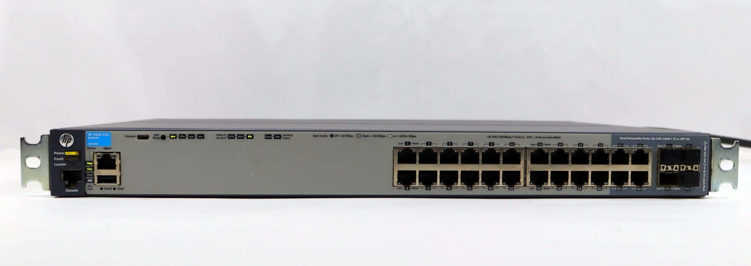 HPE ARUBA SWITCH 2920-24G 24x 10/100/100 (J9726A) thumbnail