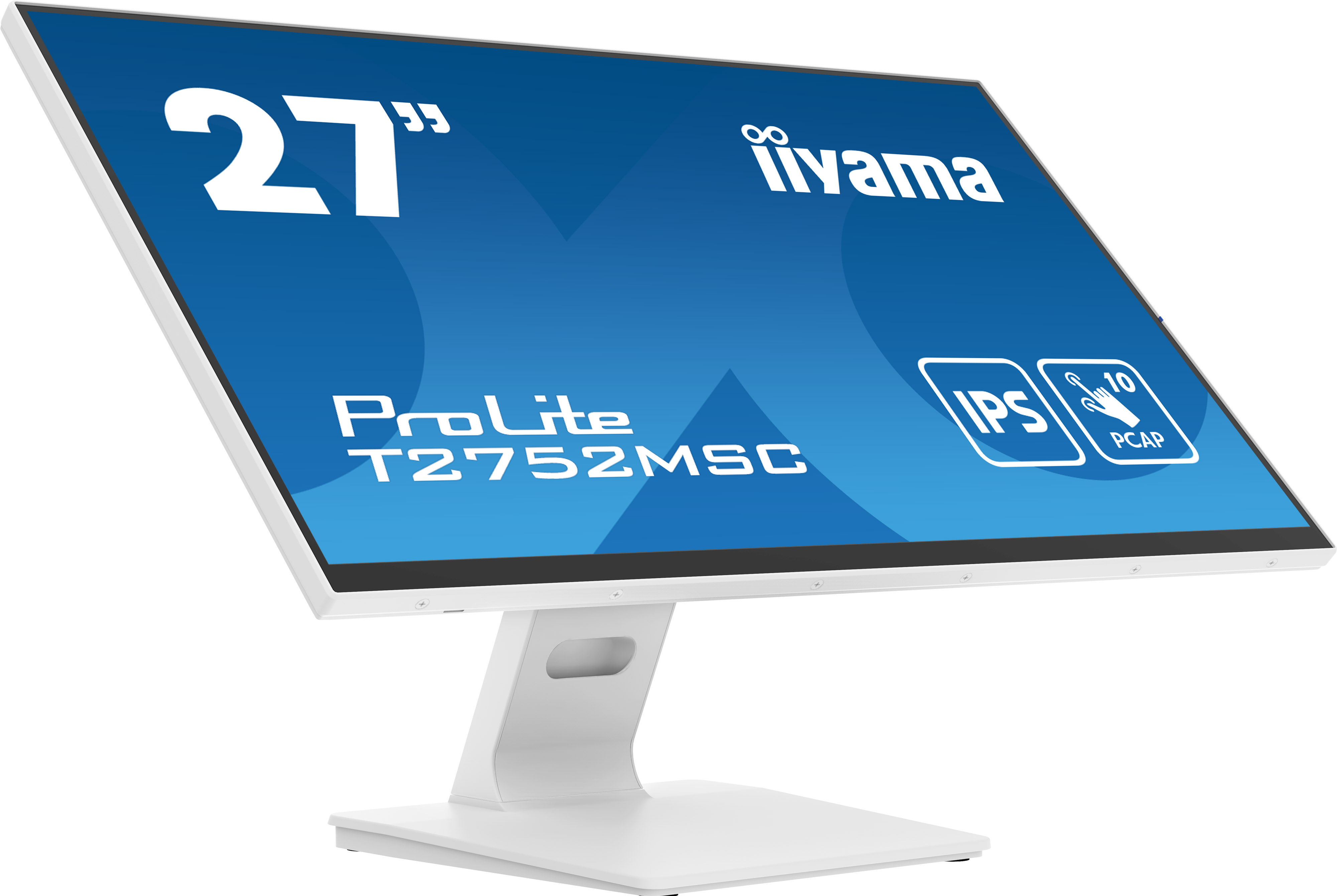 iiyama ProLite T2752MSC-W1 computer monitor 68,6 cm (27") 1920 x 1080 Pixels Full HD LED Touchscreen Wit (T2752MSC-W1) thumbnail