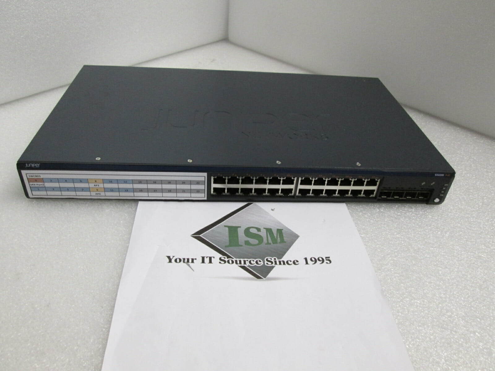JUNIPER SWITCH L3 24x10/100/1000 (PoE) (EX2200-24P-4G) thumbnail