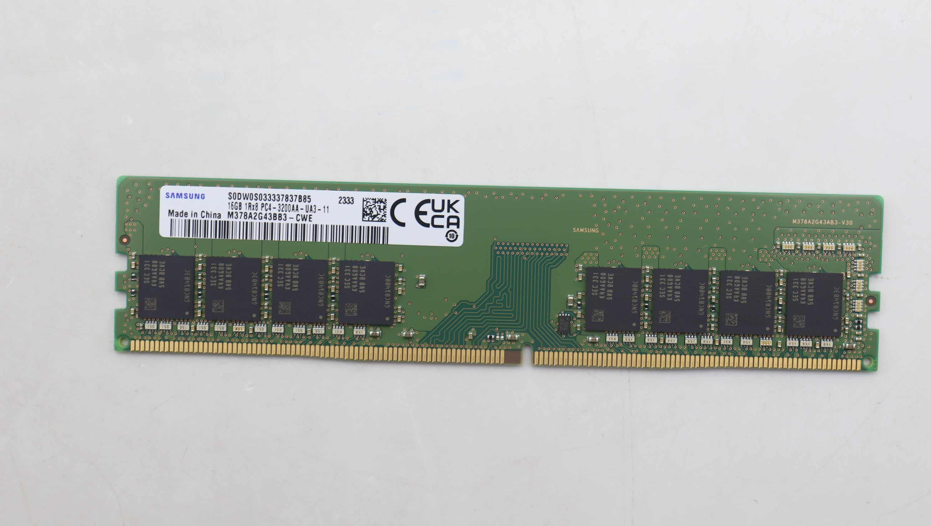 Lenovo Memory 16GB UDimm DDR4 3200 - 16 GB - DDR4 (5M31N59962) (5M31N59962) thumbnail
