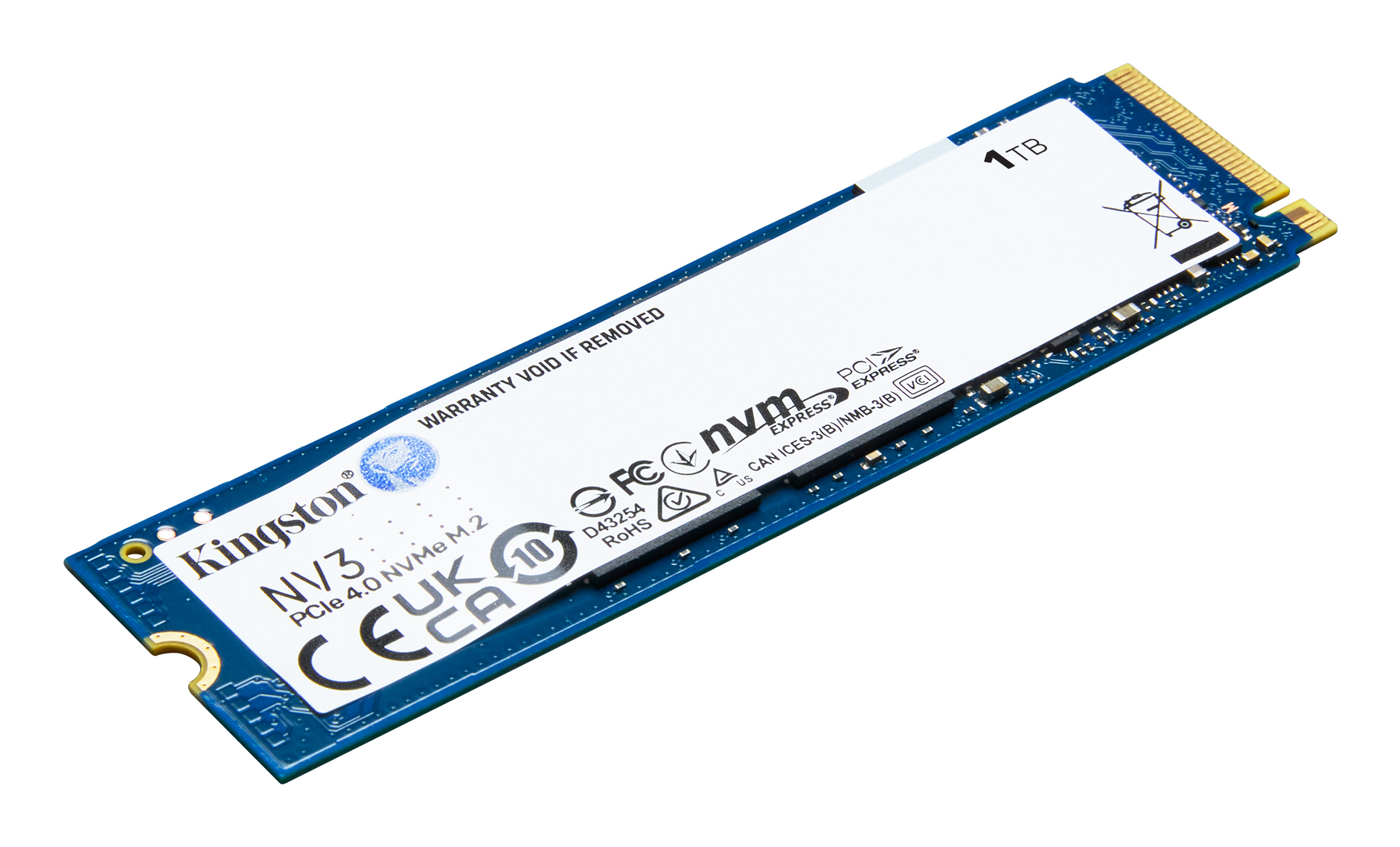 Kingston Technology 1000G NV3 M.2 2280 NVMe SSD (SNV3S/1000G) thumbnail