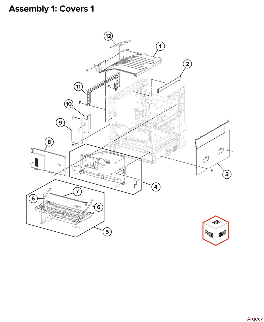 Lexmark CX93x SVC Tray ADF (41X3852) thumbnail