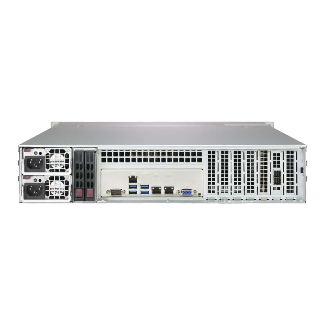 Super Micro Supermicro CSE-216BAC4-R1K23LPB Black 2U SC216B LP SAS3 NVMe Chassis w/ Redundant 1200W (CSE-216BAC4-R1K23LPB) thumbnail