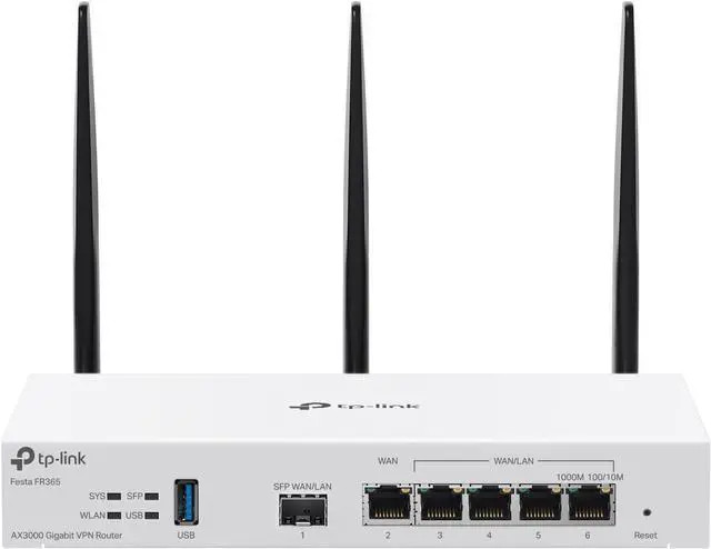 TP-Link Festa FR365 Gigabit Multi-WAN VPN WiFi 6 Router (FESTAFR365) thumbnail