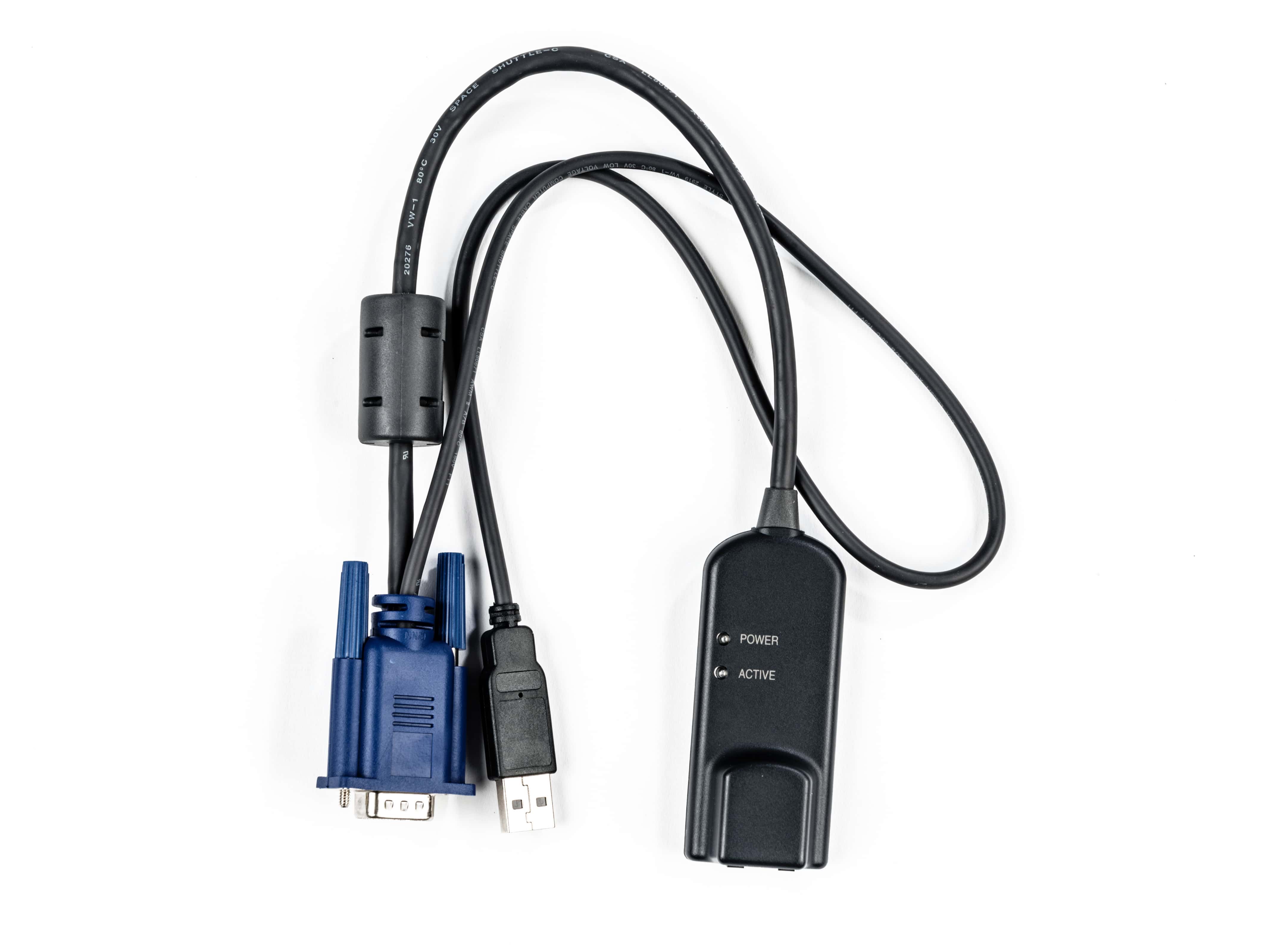 Vertiv Avocent MPUIQ-VMCHS toetsenbord-video-muis (kvm) kabel Zwart, Blauw 0,3556 m (MPUIQ-VMCHS) thumbnail