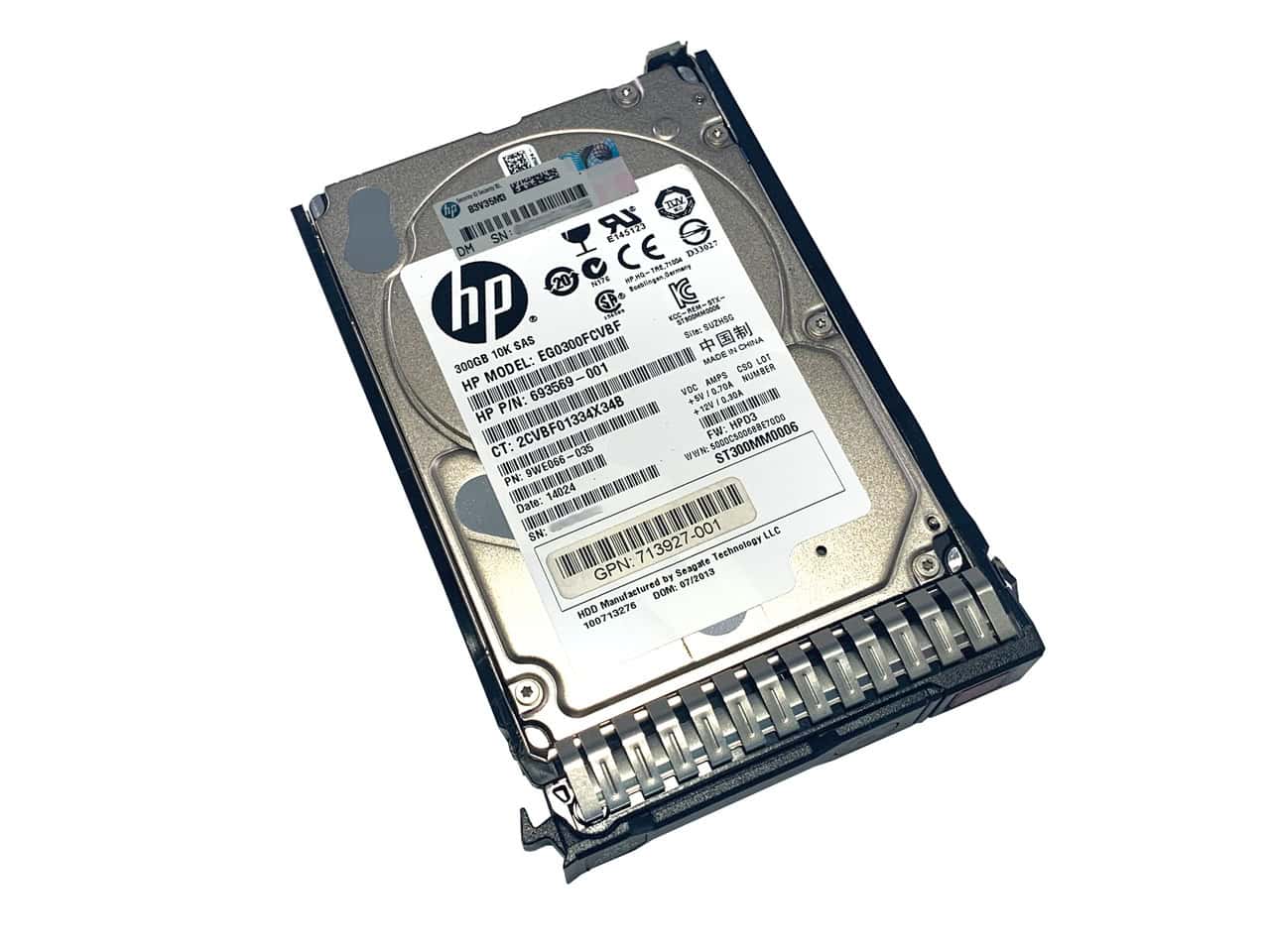 HP 300Gb 10K RPM SAS 2.5 Inch (713963-001) thumbnail