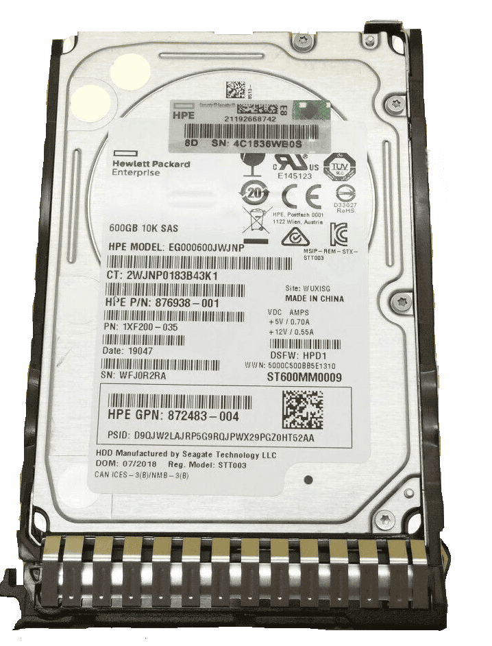 HP 600GB Hot Swap (876938-001) thumbnail