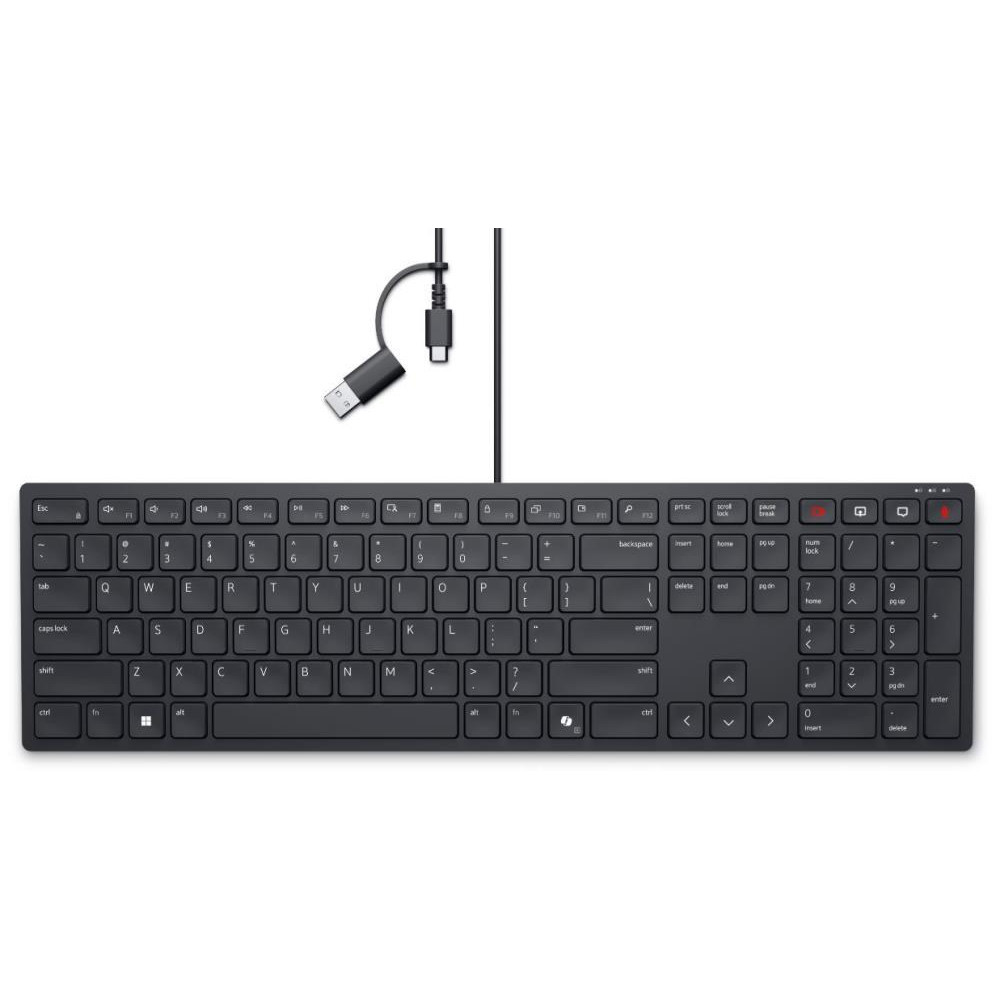 Dell Wired Collaboration Keyboard KB52 (580-BBSV) thumbnail