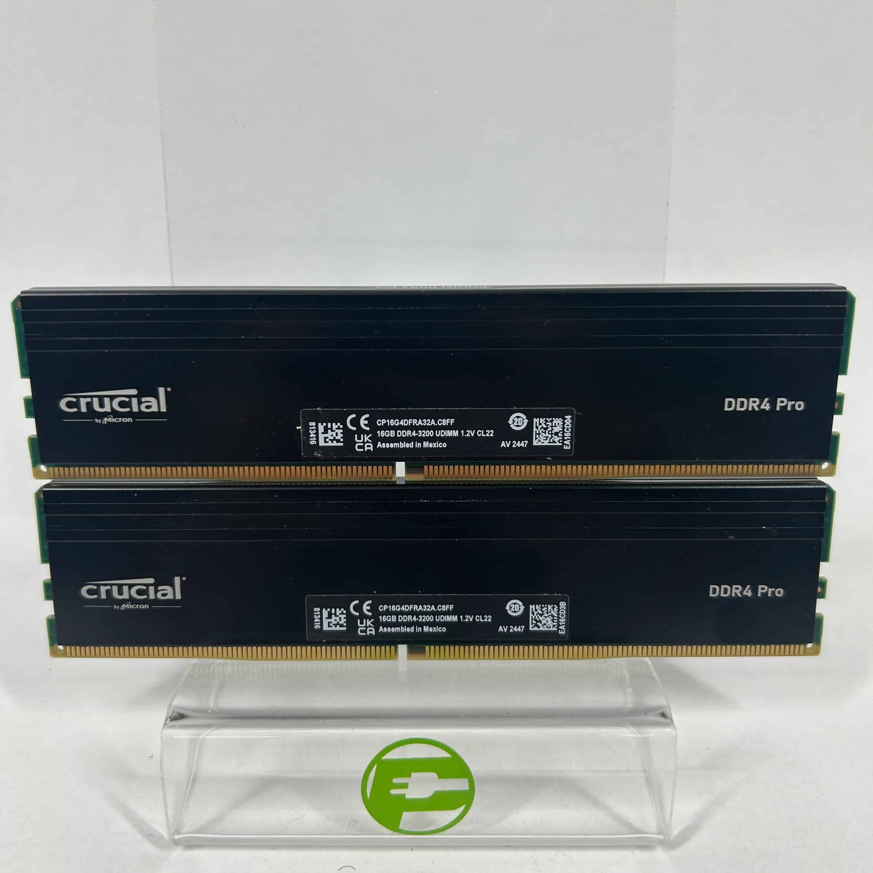 Micron Crucial Pro 16GB DDR4-3200 UDIMM CL22 (CP16G4DFRA32A) thumbnail
