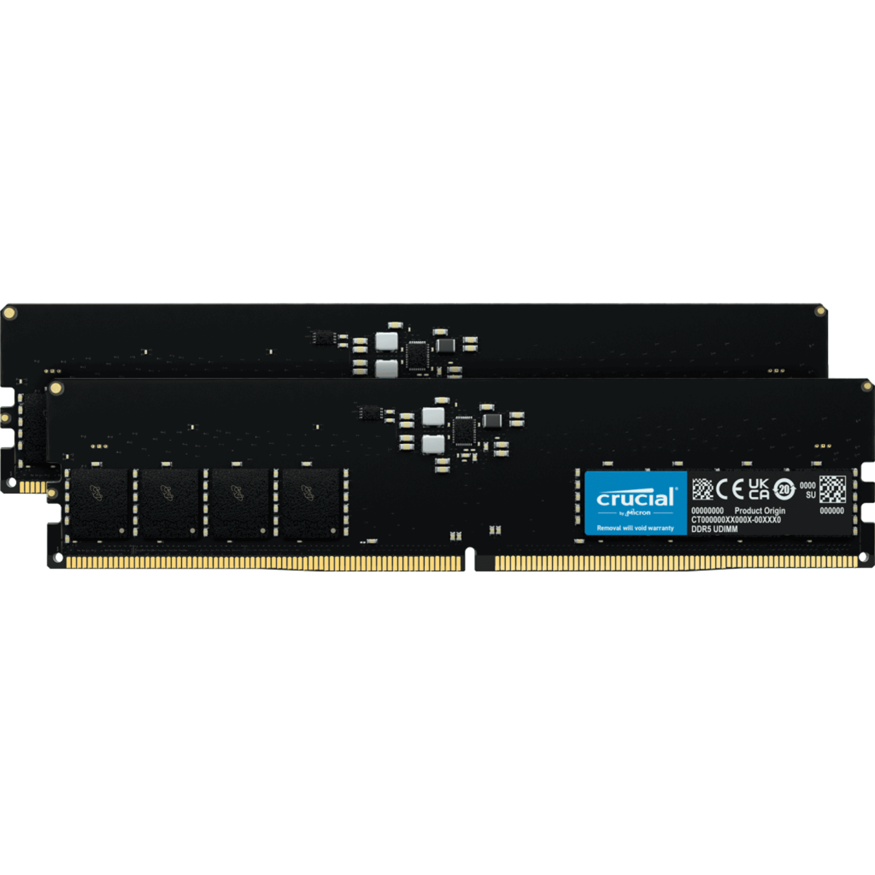Micron DDR5 64GB PC 5600 CL46 KIT (2x32GB)  Crucial Pro intern retail (CP2K32G56C46U5) thumbnail