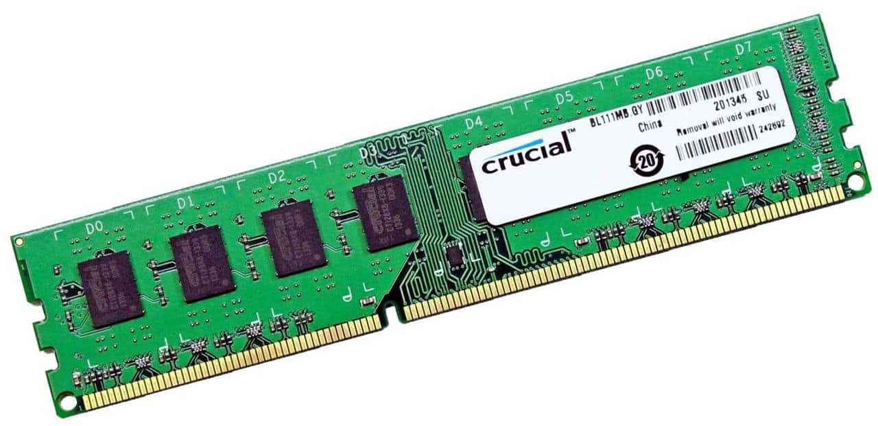 Micron CRUCIAL 8GB (1*8GB) 2RX8 PC3-12800U DDR3-1600MHZ UDIMM (CT102464BA160B) thumbnail