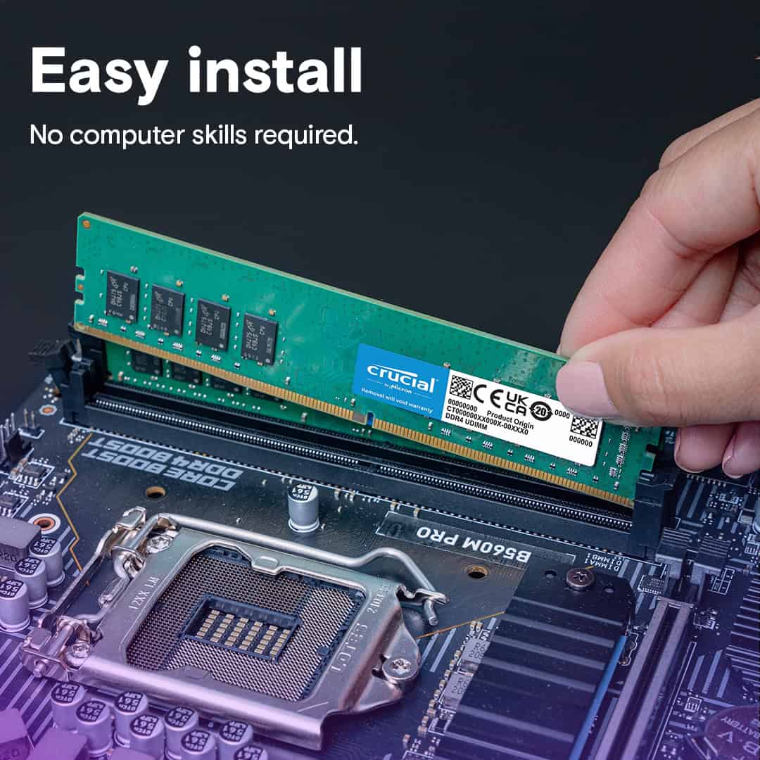 Micron DDR4 16GB PC 3200 CL22  Crucial Dual Rank (CT16G4DFRA32A) thumbnail
