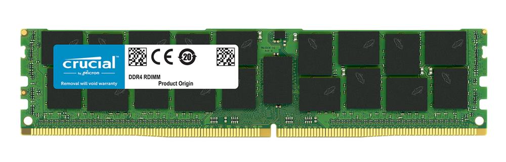 Micron CRUCIAL 16GB (1*16GB) 2RX4 PC4-19200T-R DDR4-2400MHZ RDIMM (CT16G4RFD424A) thumbnail