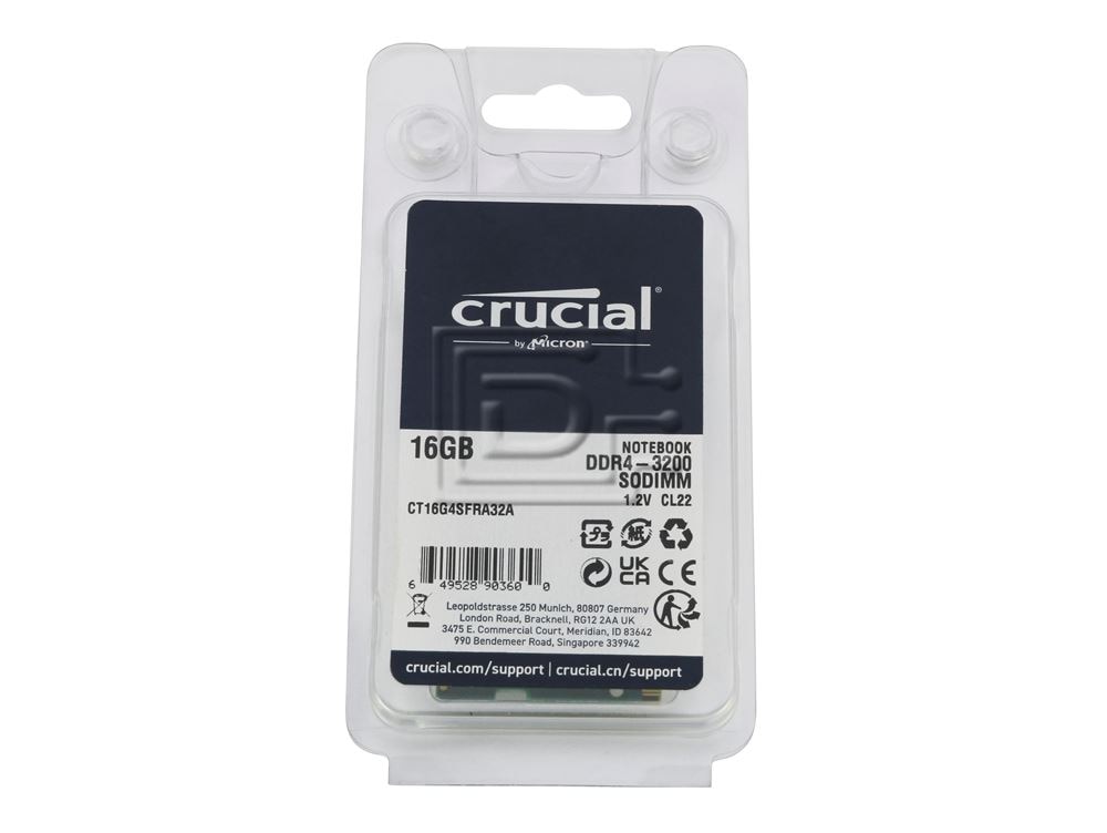Micron SO DDR4 16GB PC 3200 CL22  Crucial Value 1,2V (CT16G4SFRA32A) thumbnail
