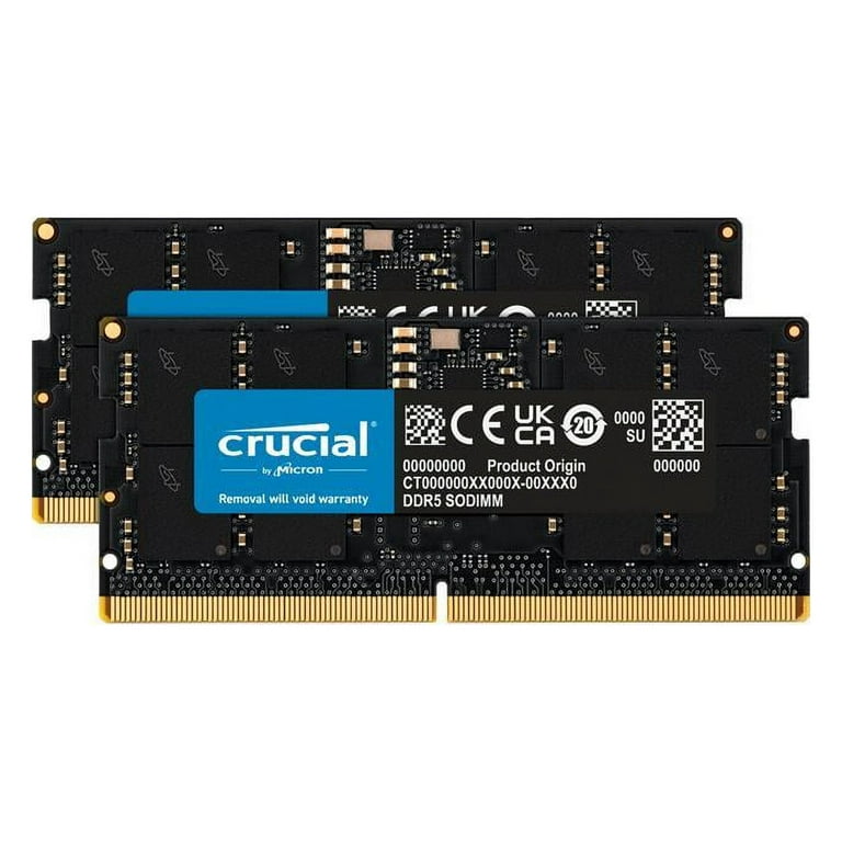 Micron Crucial -SO-DIMM DDR5 -24GB -5600MHz -CL46 -2x12GB (CT2K12G56C46S5) thumbnail