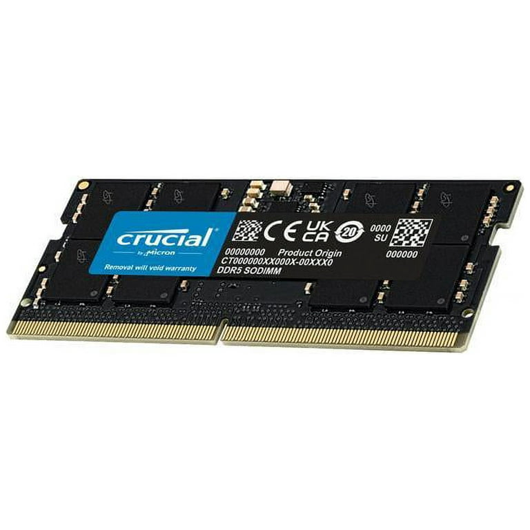 Micron Crucial RAM 64GB (2x32GB) Kit DDR5 5200MHz SODIMM schwarz (CT2K32G52C42S5) thumbnail