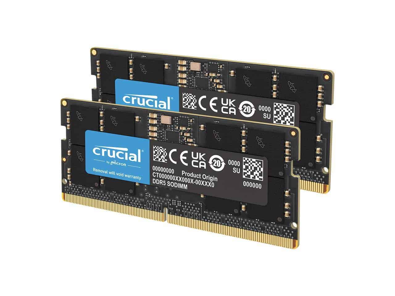 Micron Crucial CT2K64G56C46S5 memory module 128 GB 2 x 64 GB DDR5 (CT2K64G56C46S5) thumbnail