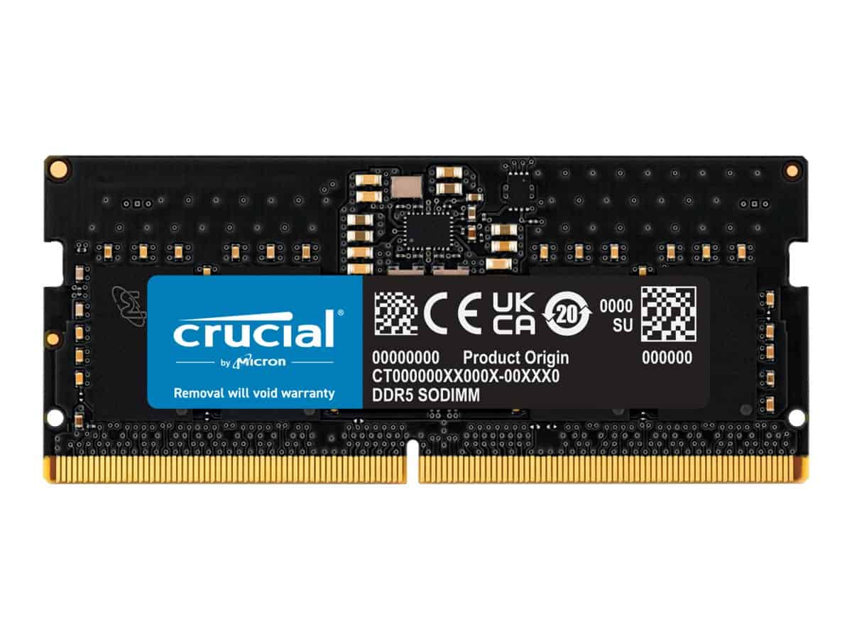 Micron Crucial CT8G48C40S5T memory module 8 GB 1 x 8 GB DDR5 (CT8G48C40S5T) thumbnail