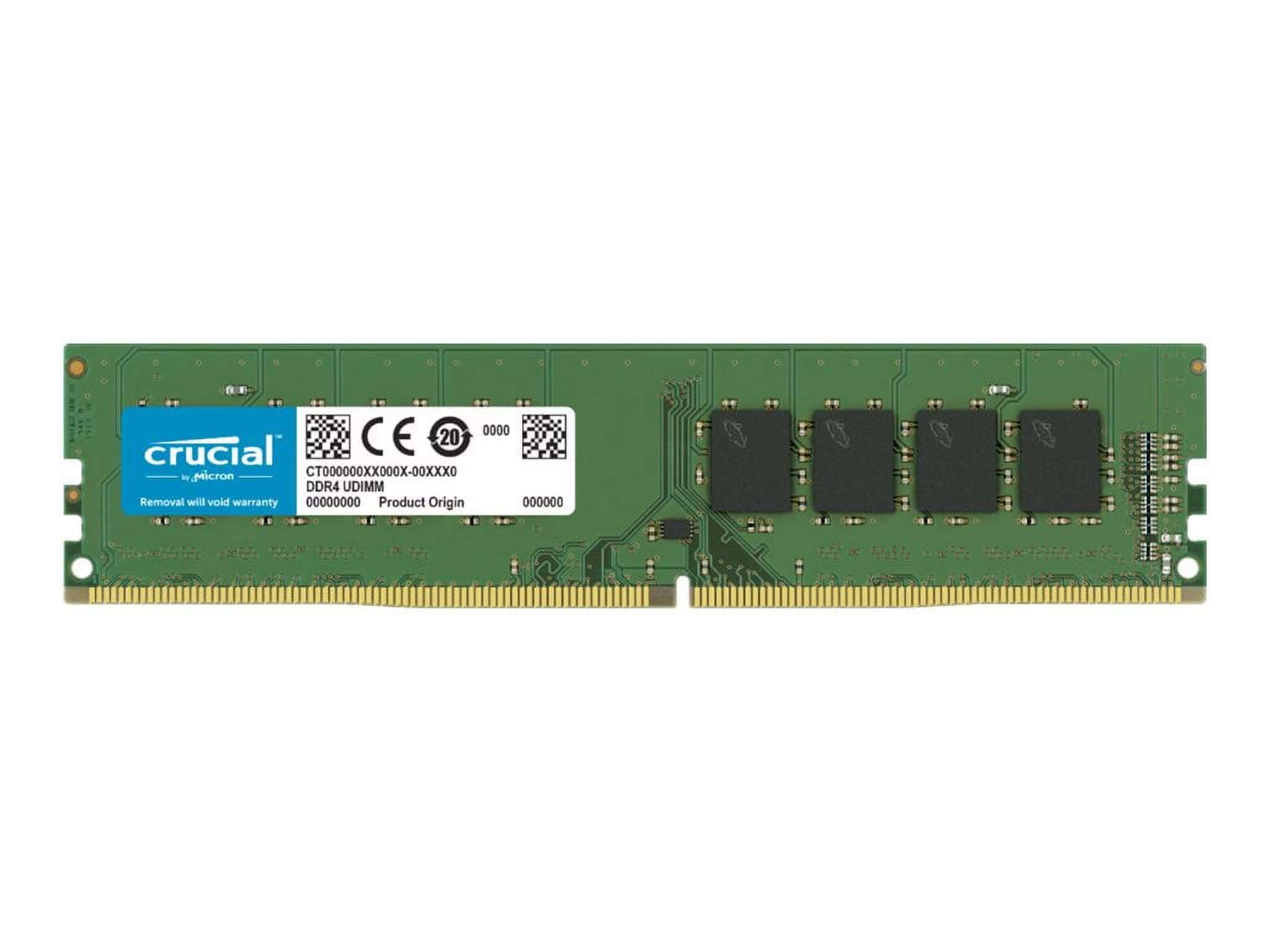 Micron CRUCIAL 8GB PC4-2666U 1RX8 DDR4-20800 UDIMM (CT8G4DFS8266) thumbnail