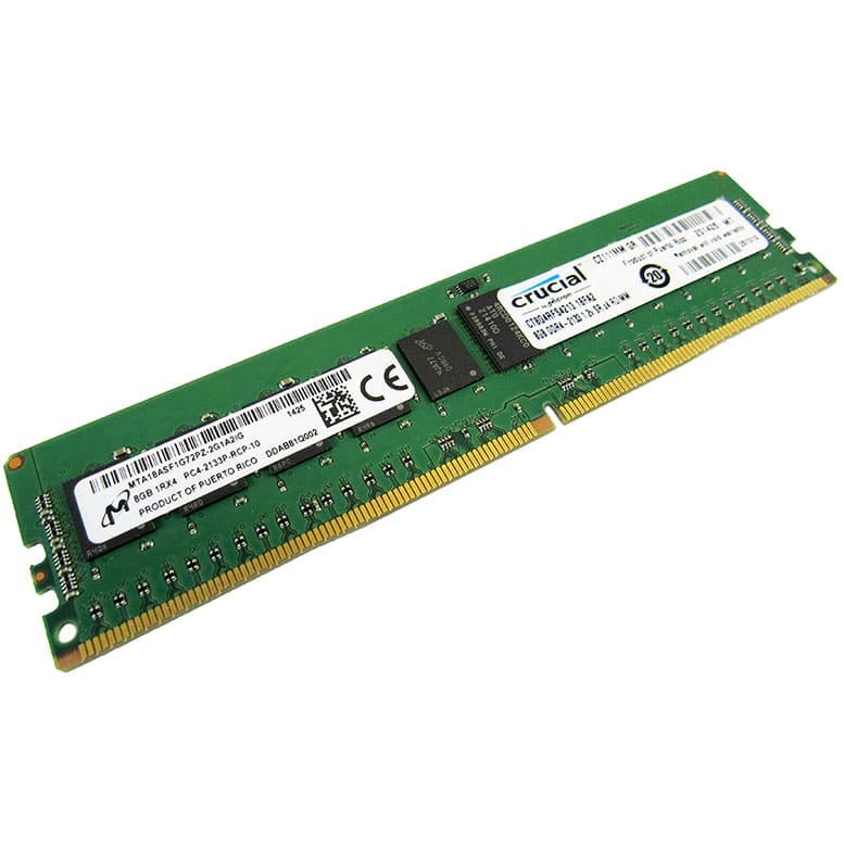 Micron CRUCIAL 8GB (1*8GB) 1RX4 PC4-17000P-R DDR4-2133MHZ RDIMM (CT8G4RFS4213) thumbnail
