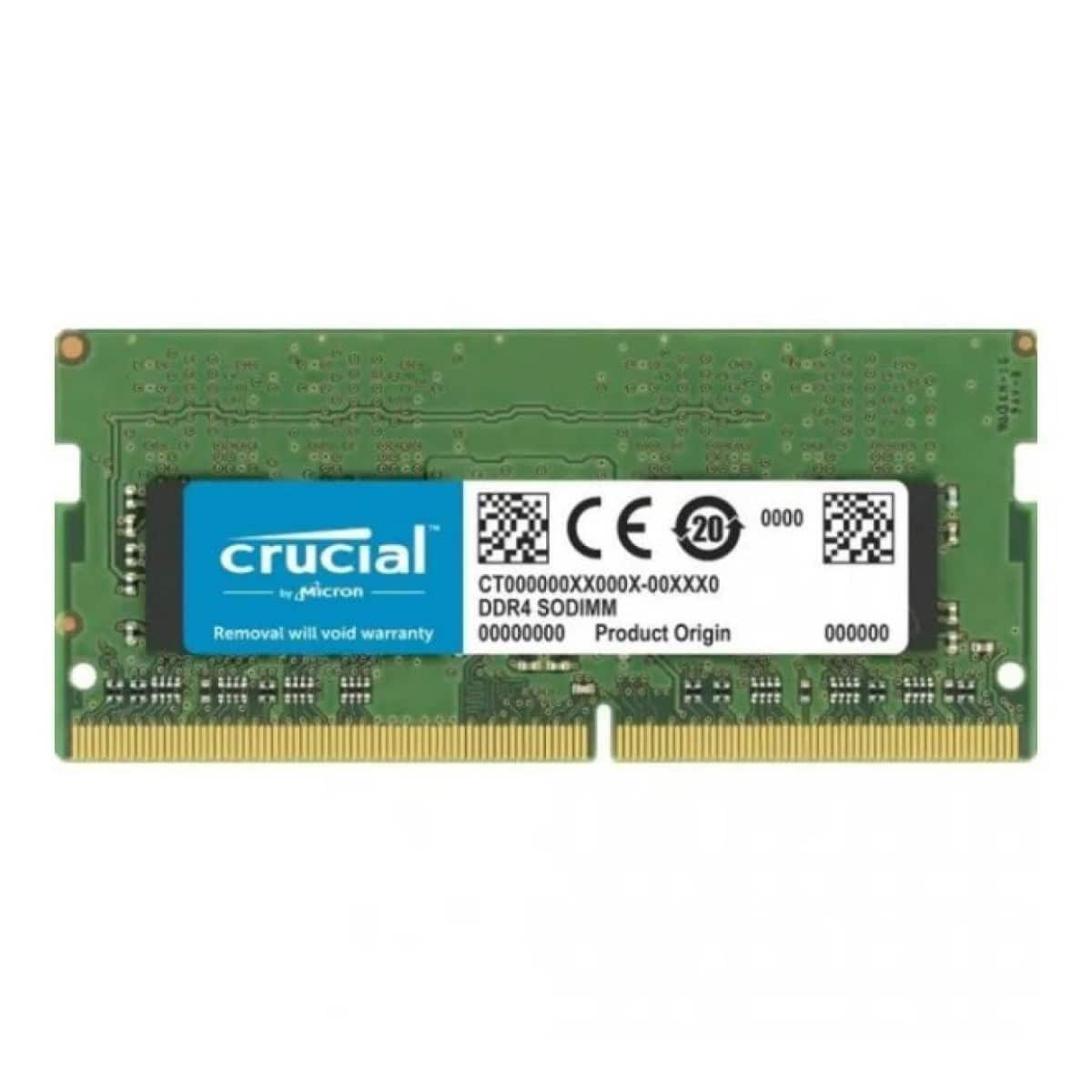 Micron 8GB Crucial DDR4 PC4-25600 3200MHz SOD (CT8G4SFRA32AT) thumbnail