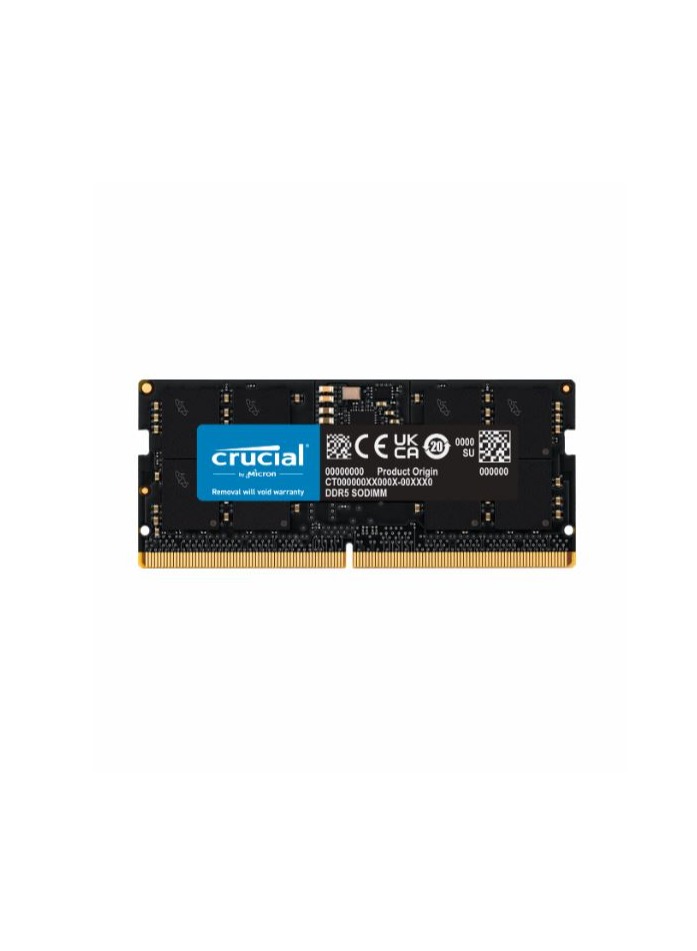 Micron SO DDR5  8GB PC 5600 CL46 Crucial intern retail (CT8G56C46S5) thumbnail
