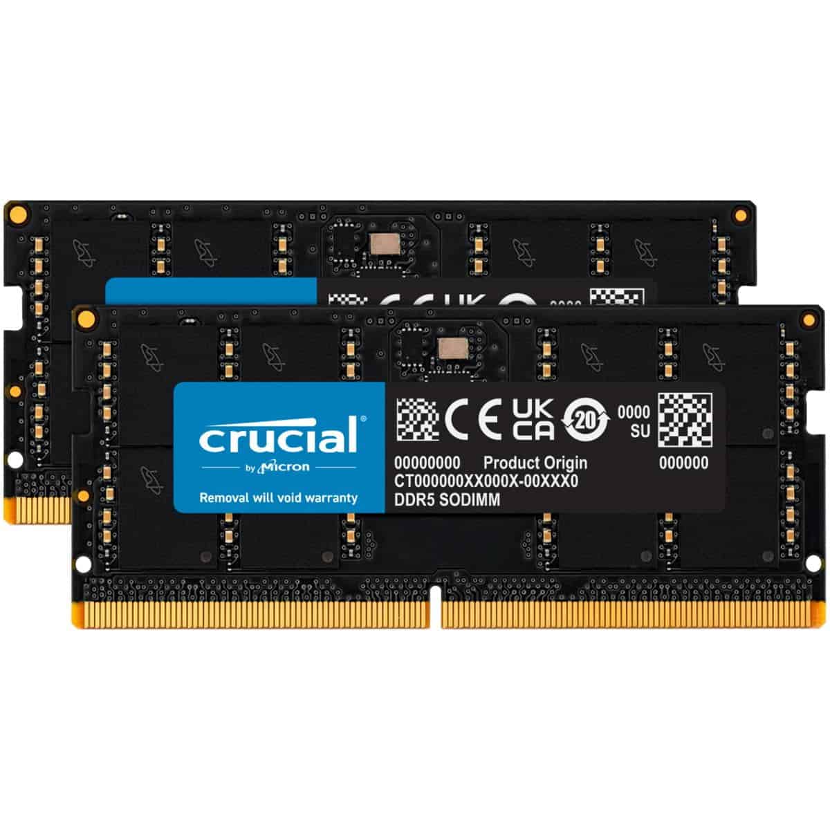 Micron Crucial 32GB DDR5 - 4800Mhz SODIMM (N/A) thumbnail