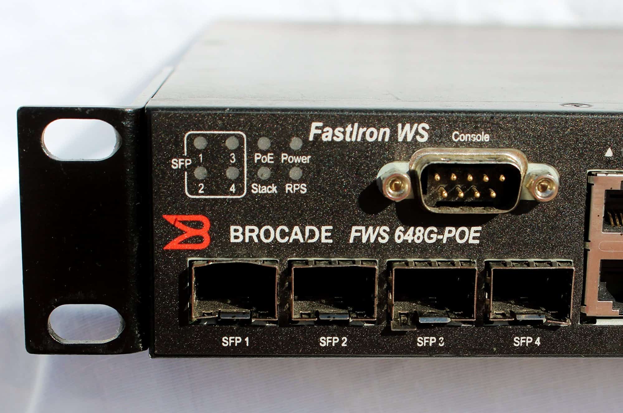 BROCADE Brocade Foundry FastIron 648G-POE - 44 x 10/100/1000 Mbps ports plus (FWS648G-POE) thumbnail