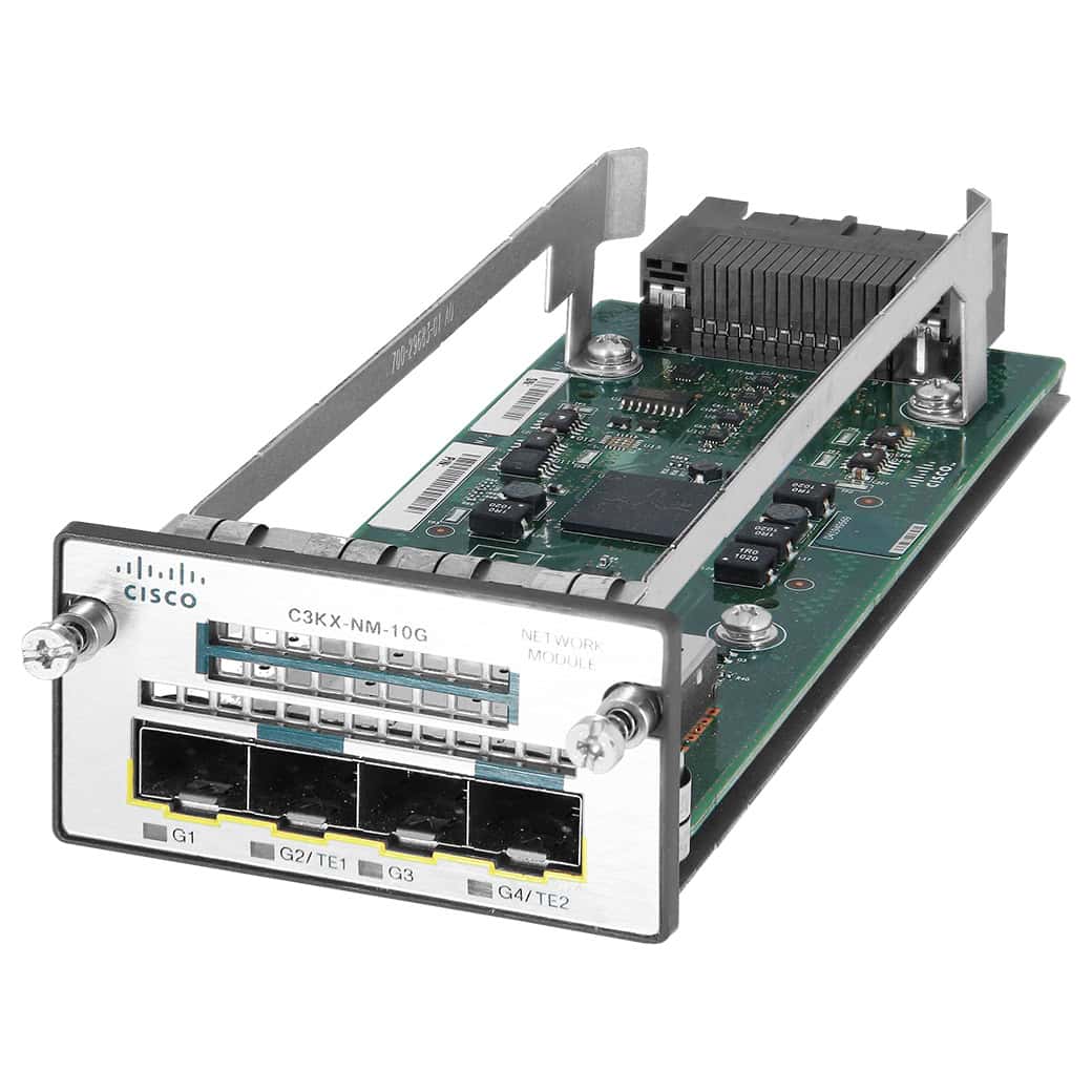 Cisco CATALYST 3K-X 10GNETWORK MODULE SFP+ Network MODULE SFP+ (C3KX-NM-10G) thumbnail