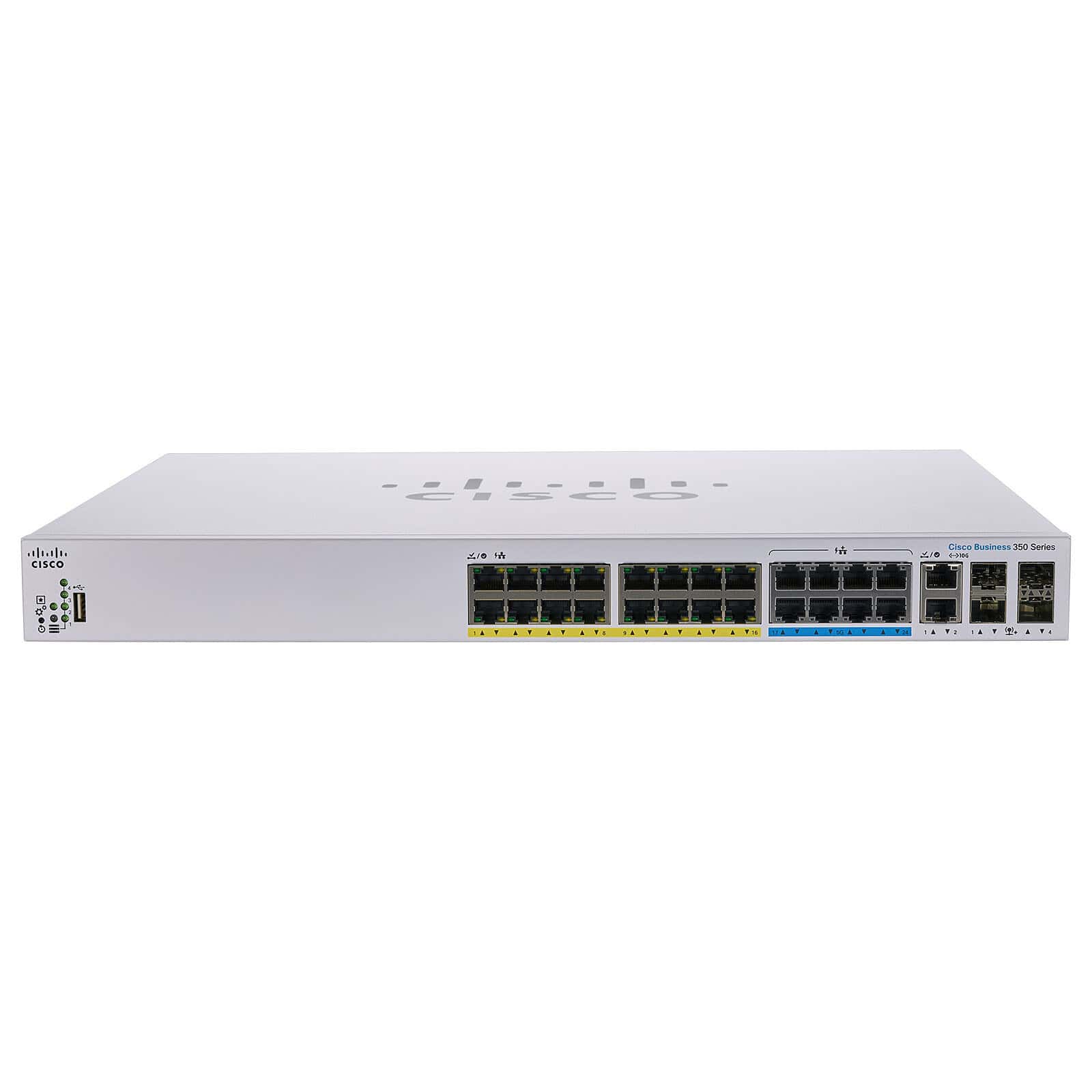 Cisco CBS350-24FP-4G-EU Managed L2-L3 Gigabit Ethernet 10-100-1000 Rack-mounting (CBS350-24FP-4G-EU) thumbnail