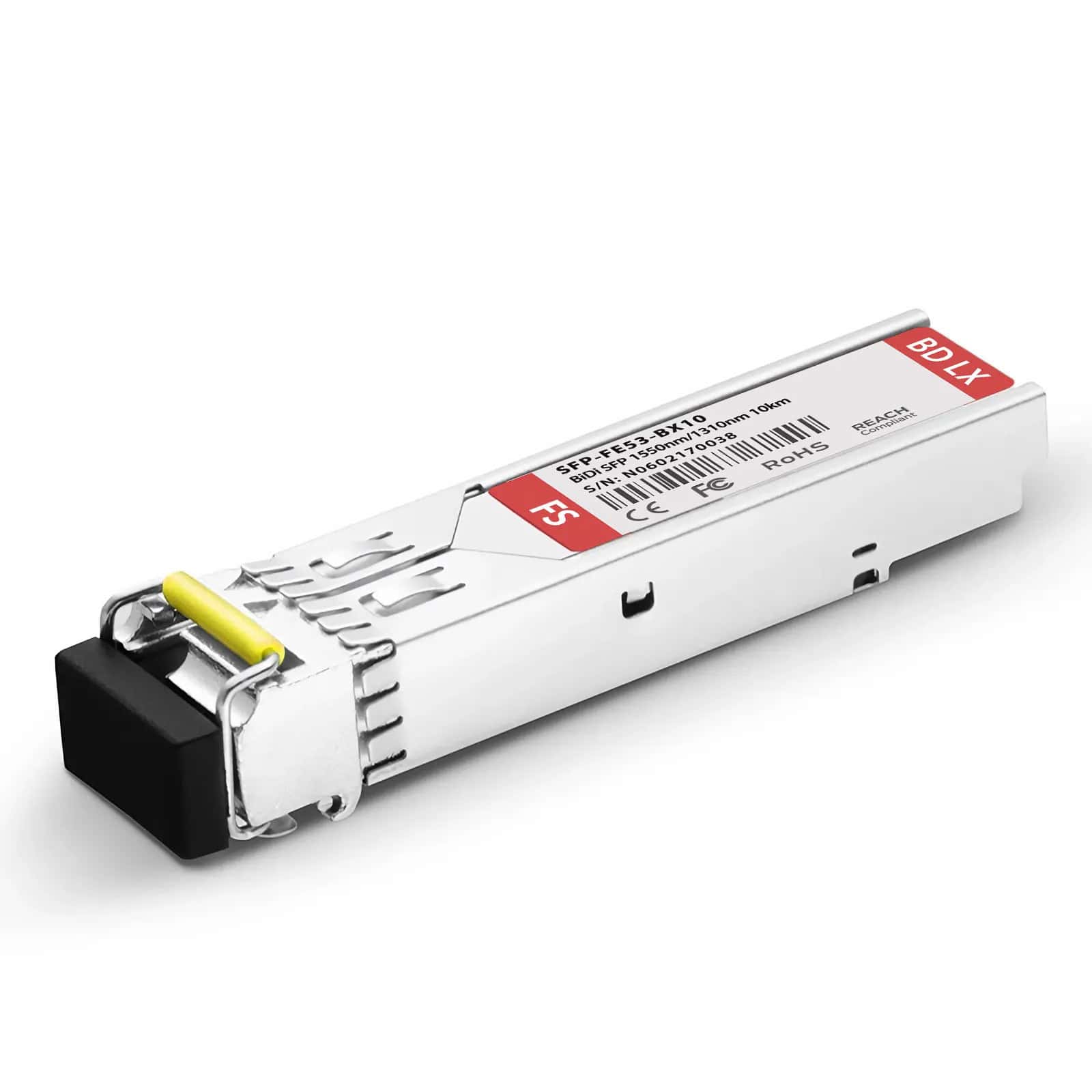 Cisco 100BASE-FX SFP module for Industrial Ethernet 100-MB ports, 1310 nm wavelength, 2 km over MMF (GLC-FE-100BX-URGD) thumbnail