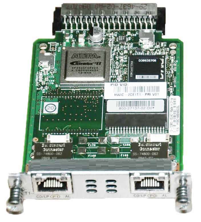 Cisco 2 Port Channelized T1/E1 And PRI HWIC (data Only) (HWIC-2CE1T1-PRI) thumbnail