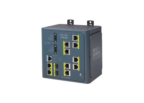Cisco IE 3000 Switch 8 10/100 + 2 T/SFP (IE-3000-8TC) thumbnail