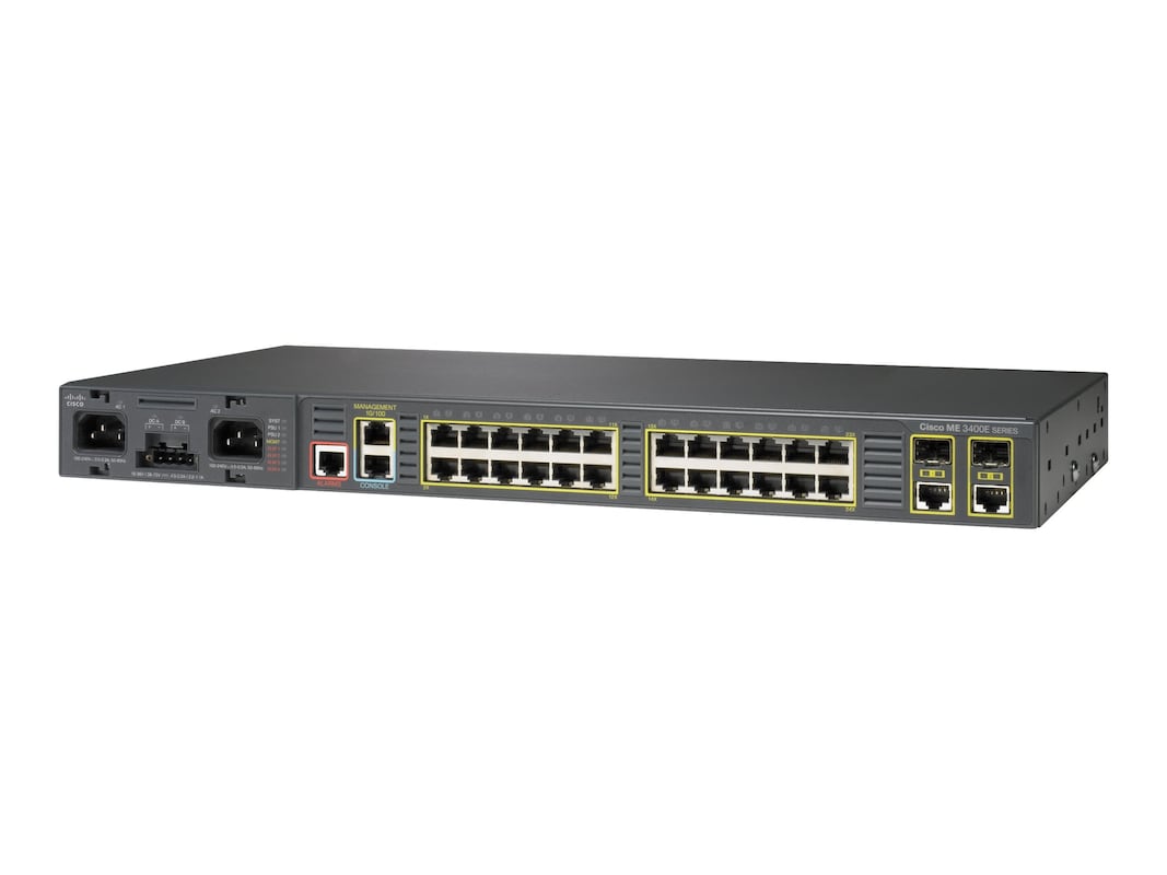 Cisco ME3400E Ethernet Access Switches 24 10/100 + 2 Com (ME-3400E-24TS-M) thumbnail