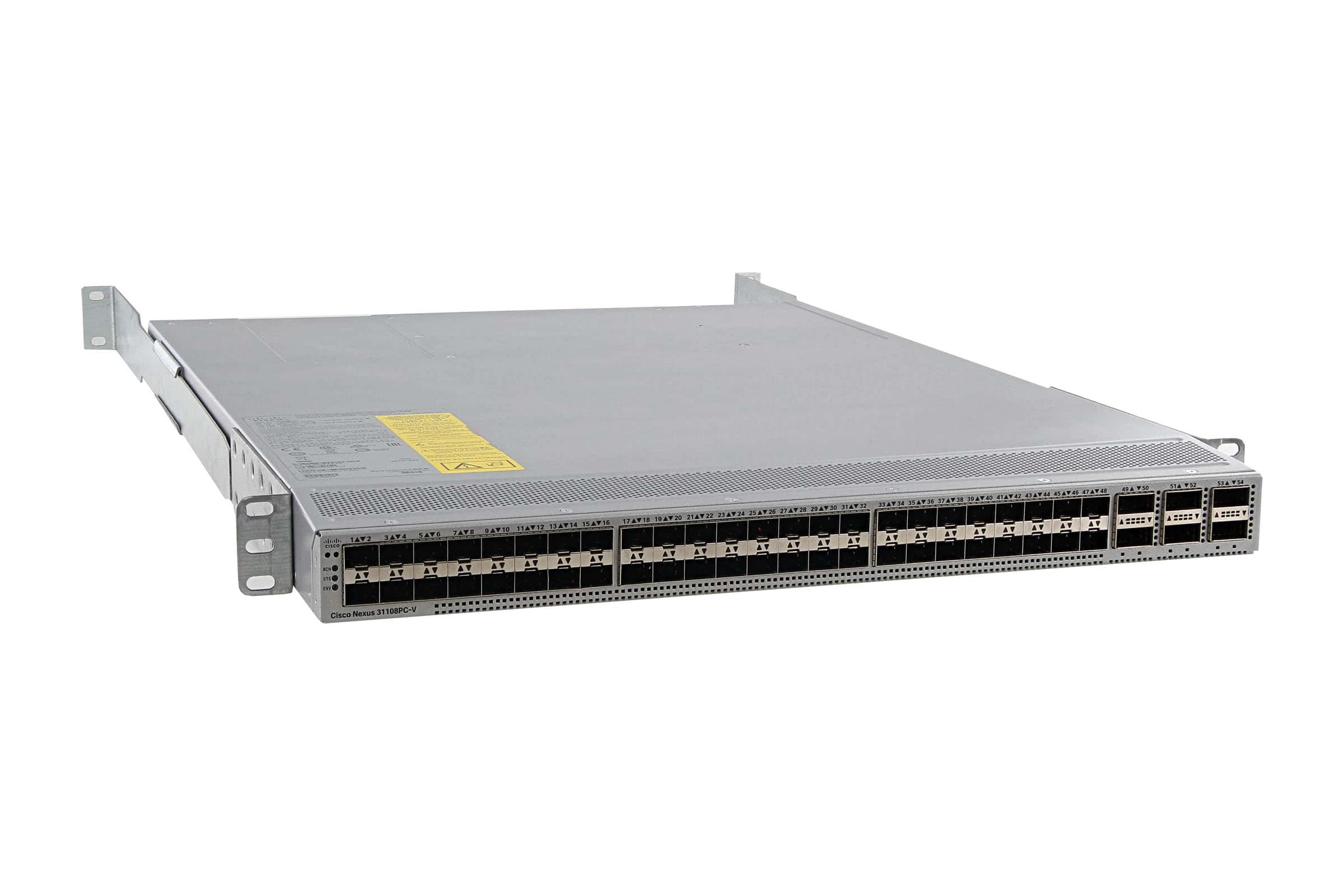 Cisco Nexus 31108TC-V 48 10Gbase-T RJ-45 And 6 QSFP28 Ports Network Switch (N3K-C31108TC-V) thumbnail