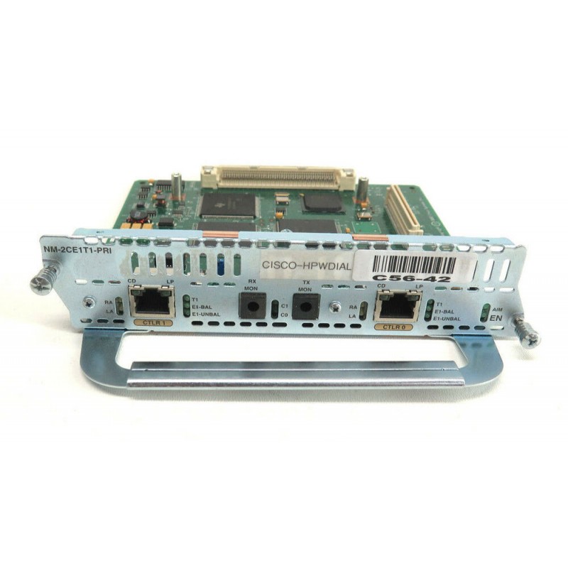 Cisco 2-Port Channelized E1/T1/ISDN-PRI Network Module (NM-2CE1T1-PRI) thumbnail