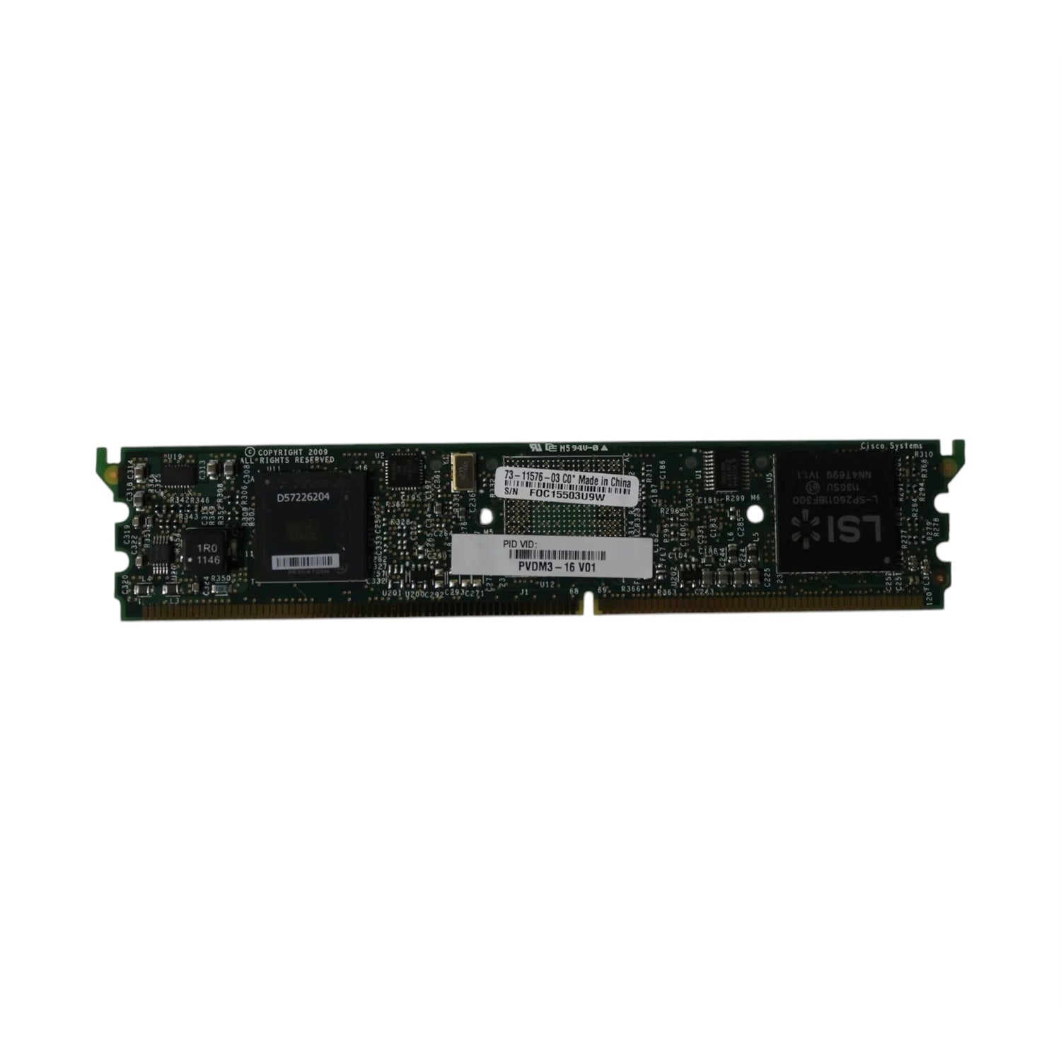 Cisco 16-channel High-density Voice DSP Module (PVDM3-16) thumbnail
