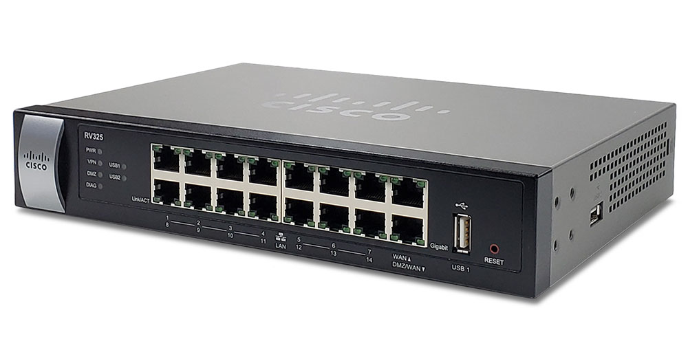 Cisco RV325 DUAL GIGABIT WAN VPN ROUTER (RV325-K9-G5) thumbnail