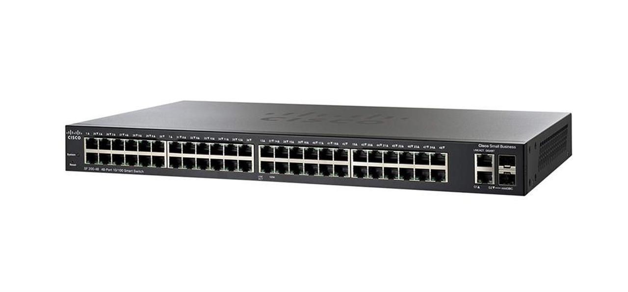 Cisco 8-Port 10/100 PoE Smart Switch SF200-48P (SF200-48P) thumbnail
