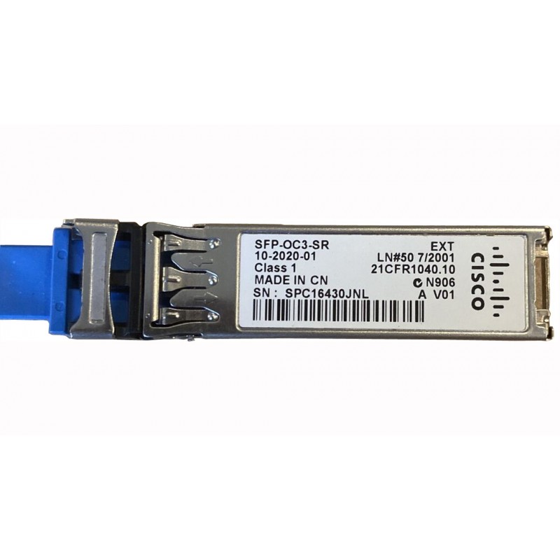 Cisco OC-3/STM-1 pluggable short-reach (2 km) Transceiver module/CISCO-OPNEXT, OC-3/STM-1 (SFP-OC3-SR) thumbnail