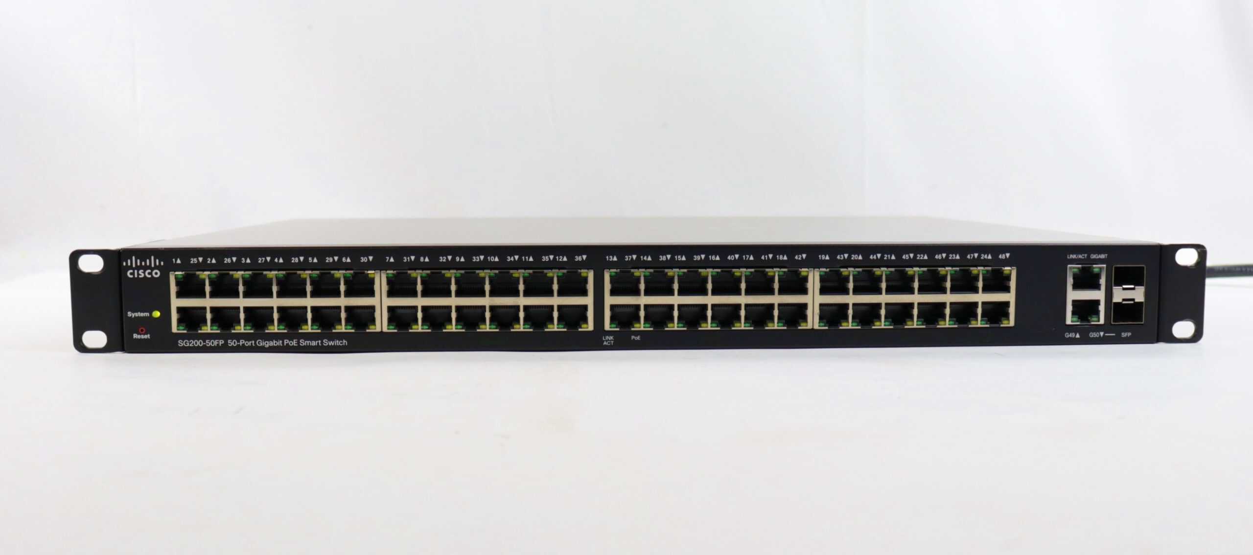 CISCO SG200-50 50-port Gigabit Smart Switch (SG200-50) thumbnail