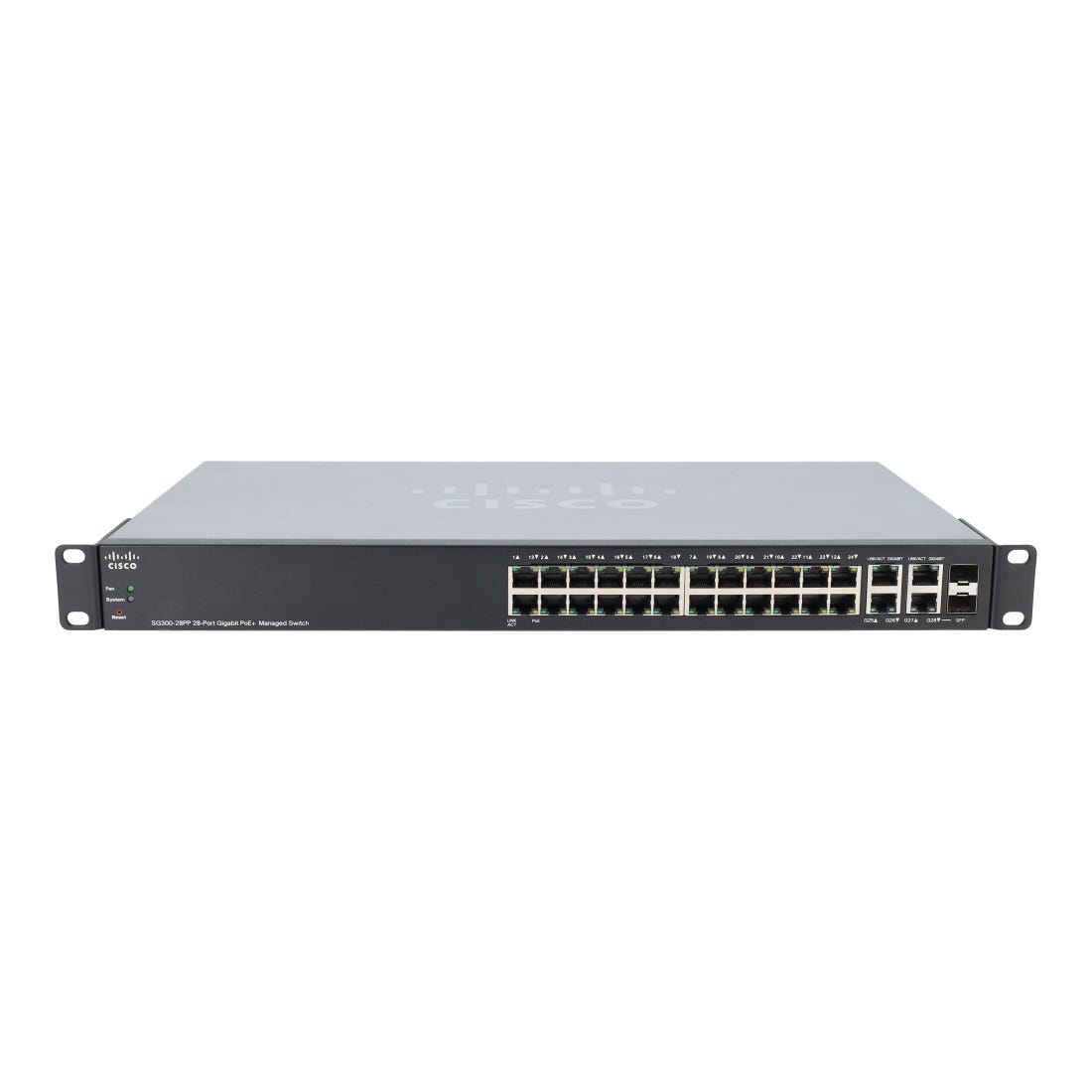 Cisco SG300-28PP 28-PORT GIGABIT POE+ MANAGED Switch (SG300-28PP-K9) thumbnail