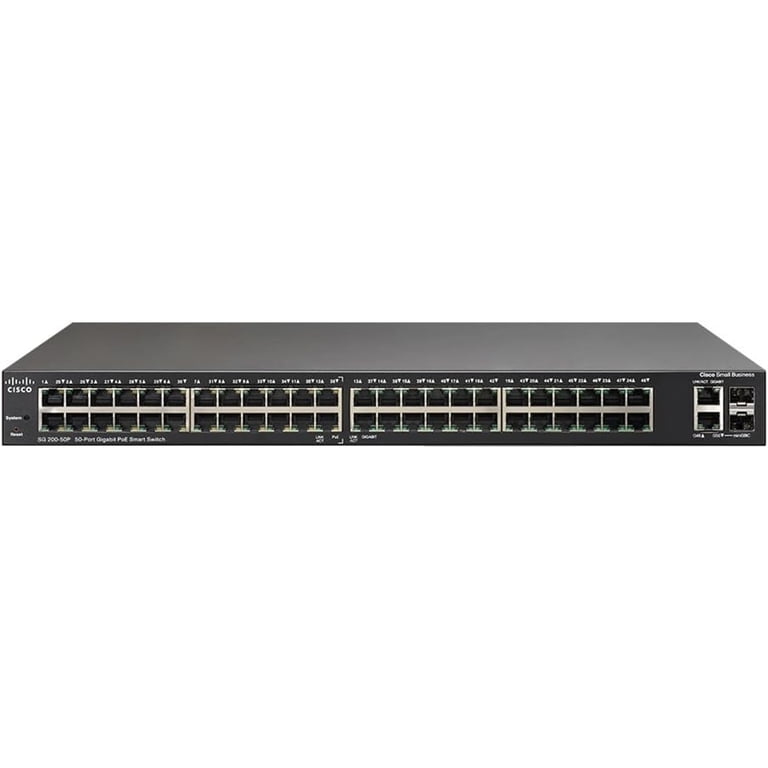 Cisco SG500-52P 52-PORT GIGABIT STACKABLE MANAGED Switch (SG500-52P-K9) thumbnail