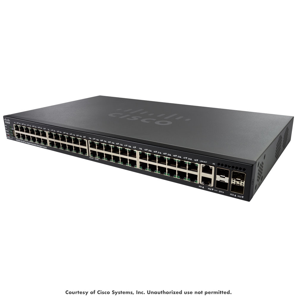 Cisco SG550X-48 48-port Gigabit Stackable Switch (SG550X-48-K9-EU) thumbnail